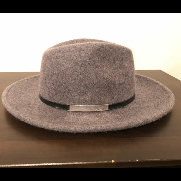 Calvin Klein Accessories - Calvin Klein Wide Brim Fedora